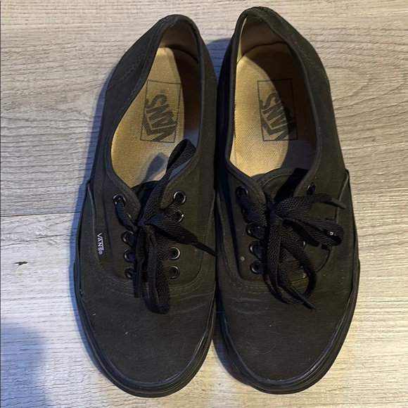 Vans Shoes - Vans Black Canvas Sneakers Classic Low-Top women’s 8 / men’s 6.5